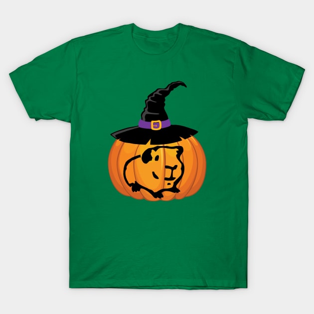 Guinea Pig Pumpkin T-Shirt by ARTWORKandBEYOND